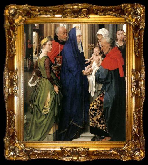 framed  WEYDEN, Rogier van der St Columba Altarpiece, ta009-2
